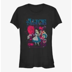 Coupon 🥰 Disney Alice in Wonderland Technicolor Wonderland 👧 Girls T-Shirt 🛒