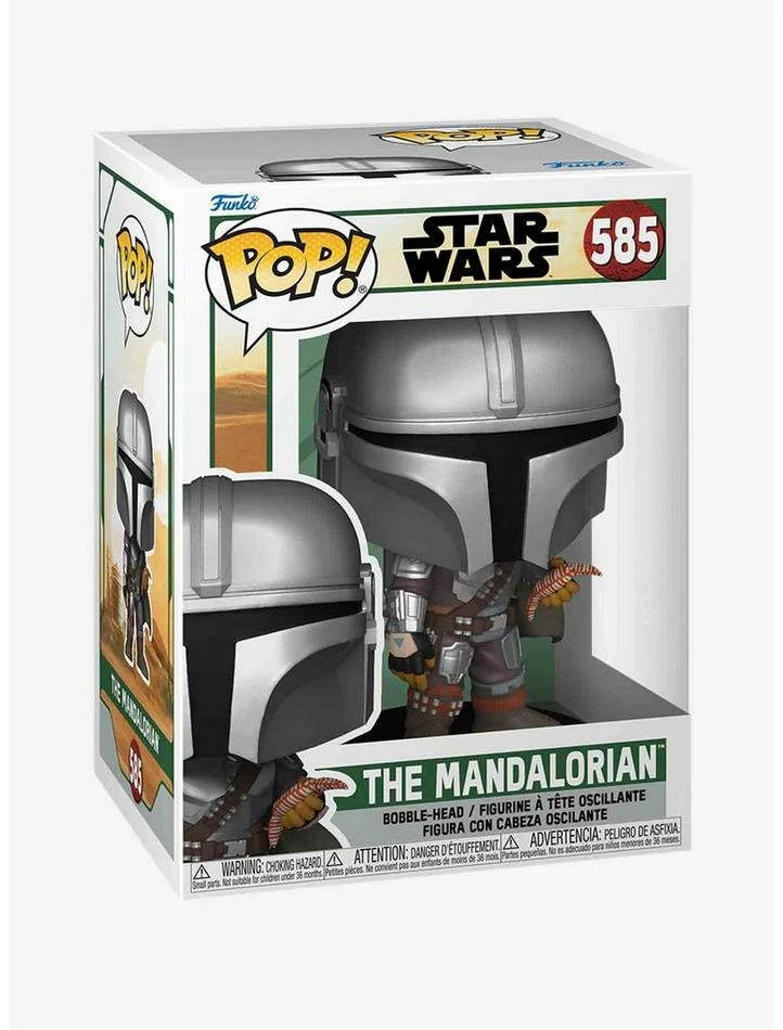 New 🤩 Funko Star Wars The Book Of Boba Fett Pop! The Mandalorian Vinyl Bobble-Head 🛒 - Image 2