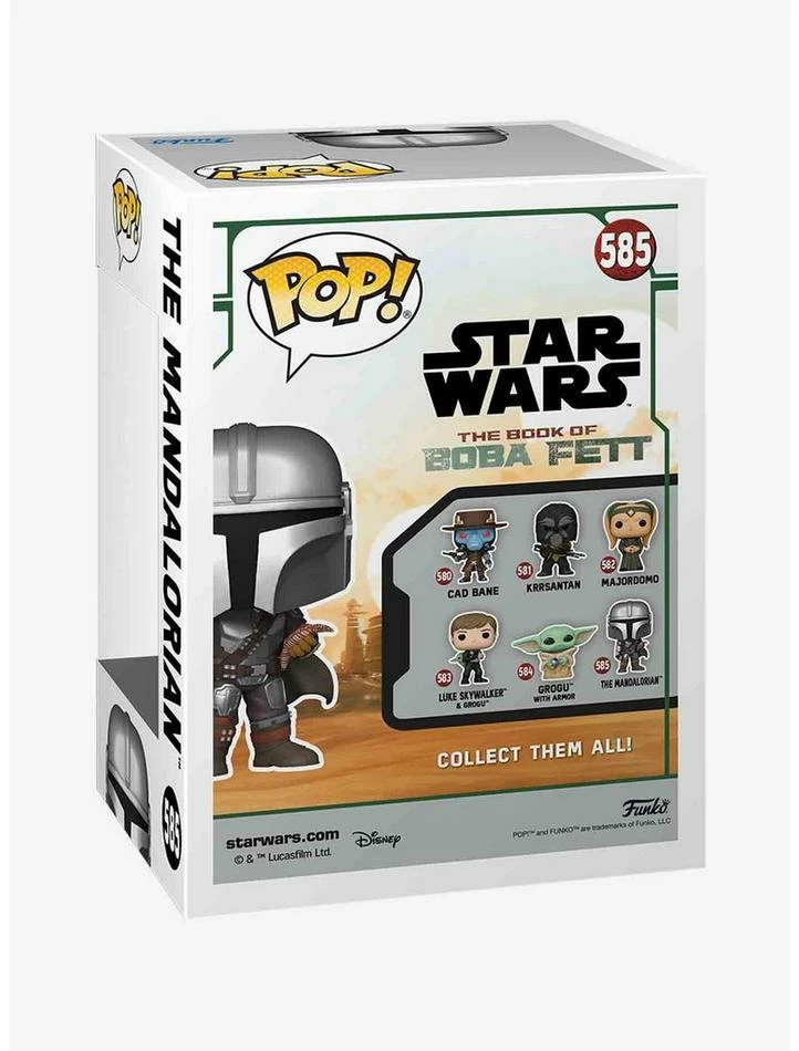 New 🤩 Funko Star Wars The Book Of Boba Fett Pop! The Mandalorian Vinyl Bobble-Head 🛒 - Image 3