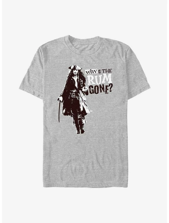 Wholesale ๐ Disney Pirates of the Caribbean Why Is The Rum Gone T-Shirt ๐