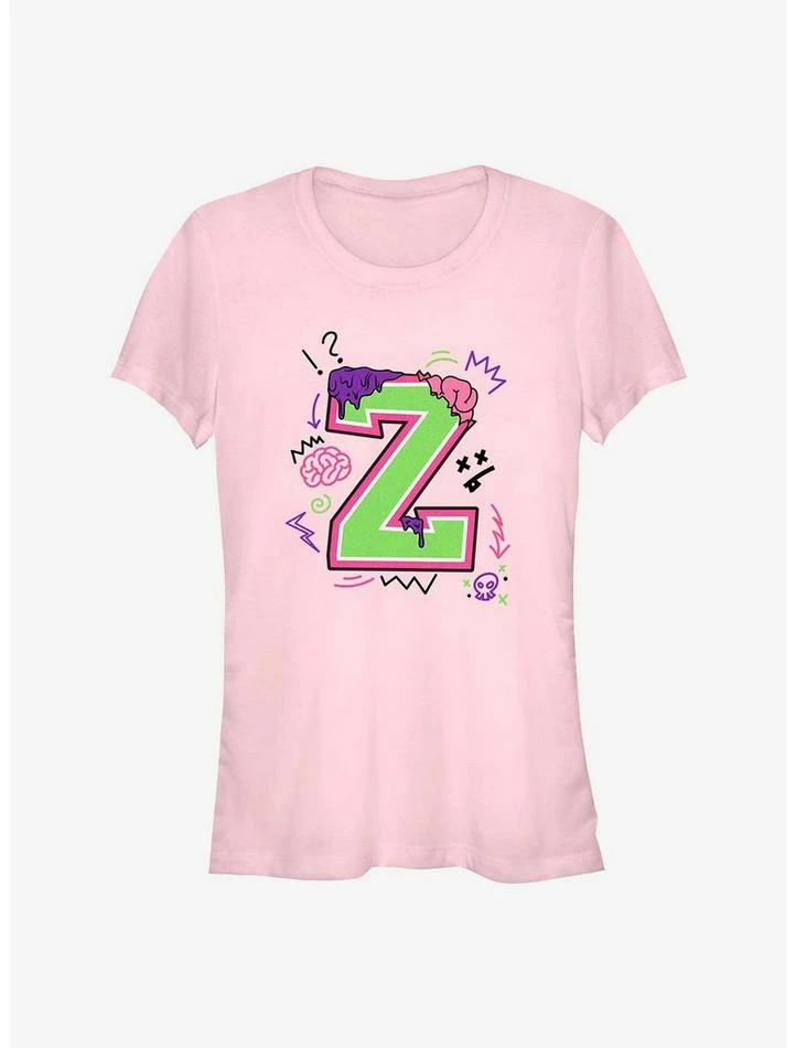 New ๐ฅ Disney Zombies Seabrook Football Letter ๐ง Girls T-Shirt โ