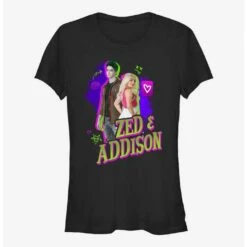Brand new 🎁 Disney Zombies Zed and Addison 👧 Girls T-Shirt 🛒