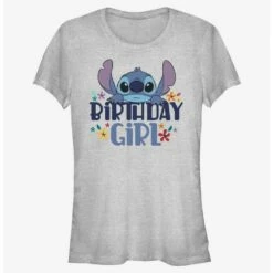 Coupon ❤️ Disney Lilo & Stitch 🎂 Birthday Girl Stitch 👧 Girls T-Shirt ⌛
