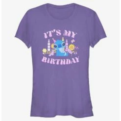 Deals ⌛ Disney Lilo & Stitch It's My 🥳 Birthday 👧 Girls T-Shirt ⌛