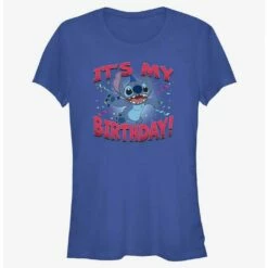 Best Sale 🥰 Disney Lilo & Stitch It's My 🎂 Birthday 👧 Girls T-Shirt ✨