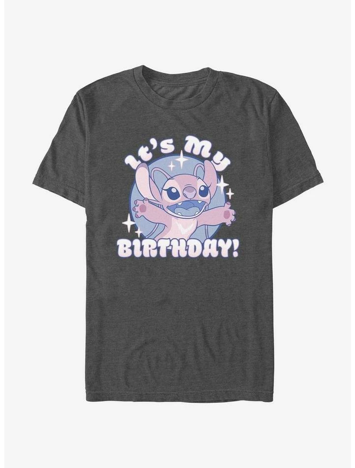 Hot Sale ✔️ Disney Lilo & Stitch Angel It's My 🥳 Birthday T-Shirt 🔥