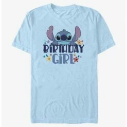 Best deal 🔥 Disney Lilo & Stitch 🎂 Birthday Girl Stitch T-Shirt ⭐