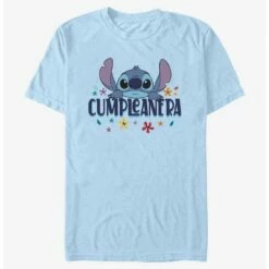 Buy ⌛ Disney Lilo & Stitch Spanish 🥳 Birthday T-Shirt 👏