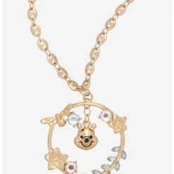 Outlet 👍 Disney Winnie The Pooh Nature Circle Necklace 🧨