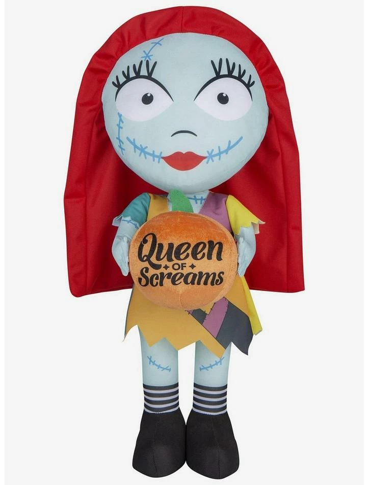 Brand new 🔥 Disney Nightmare Before 🎄 Christmas Big Head Sally Plush 19-inch Door Greeter 🌟