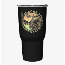 Deals 🤩 Star Wars The Book of Boba Fett Bounty Time Black Stainless Steel Travel Mug 😉
