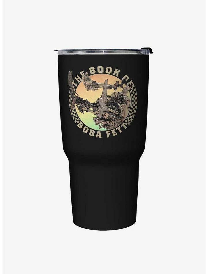 Deals ๐คฉ Star Wars The Book of Boba Fett Bounty Time Black Stainless Steel Travel Mug ๐