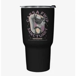 Best Pirce ✔️ Star Wars The Book of Boba Fett Desert Team Black Stainless Steel Travel Mug 😀