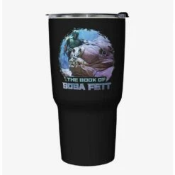 Cheapest 👏 Star Wars The Book of Boba Fett Got Your Back Black Stainless Steel Travel Mug 🌟