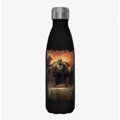 Deals 😍 Star Wars The Book of Boba Fett Boba Painterly Throne Black Stainless Steel Water Bottle 🥰