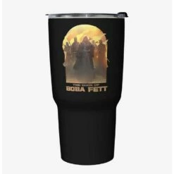 Best Sale 💯 Star Wars The Book of Boba Fett Leading By Example Black Stainless Steel Travel Mug 👏