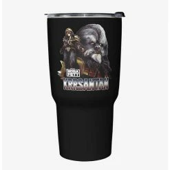 Best Pirce ⭐ Star Wars The Book of Boba Fett Questions Later Black Stainless Steel Travel Mug 😉
