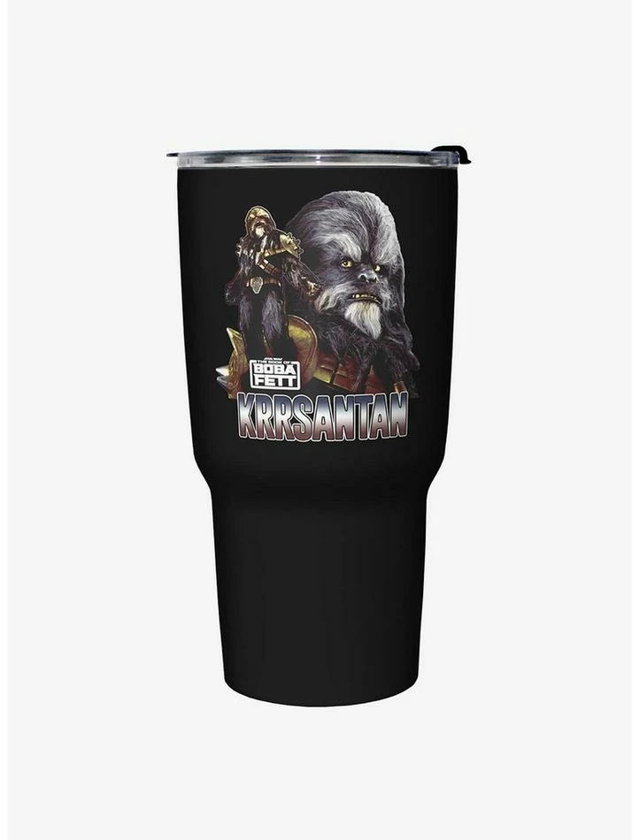 Best Pirce ⭐ Star Wars The Book of Boba Fett Questions Later Black Stainless Steel Travel Mug 😉
