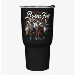 Wholesale 😉 Star Wars The Book of Boba Fett Support Plan Black Stainless Steel Travel Mug 🌟