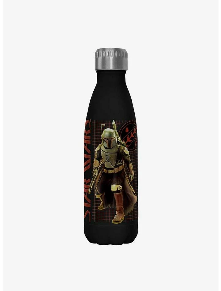 Best Sale ๐ Star Wars The Book of Boba Fett Off The Grid Black Stainless Steel Water Bottle โค๏ธ