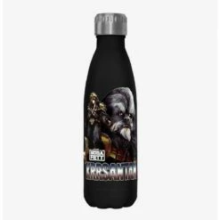 Top 10 ⭐ Star Wars The Book of Boba Fett Questions Later Black Stainless Steel Water Bottle ✔️