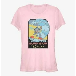Budget 😍 Disney Lilo & Stitch Surf's Up Kauai 👧 Girls T-Shirt 👏