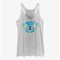 Discount 😉 Disney Lilo & Stitch Make Waves All Day 👧 Girls Tank 🛒