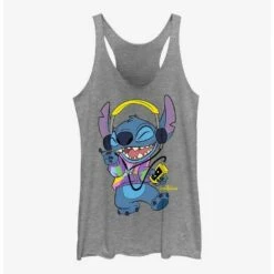 New 🛒 Disney Lilo & Stitch Rockin' Stitch 👧 Girls Tank 😉