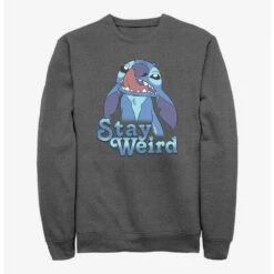 Buy 😀 Disney Lilo & Stitch Stay Weird Sweatshirt ⭐