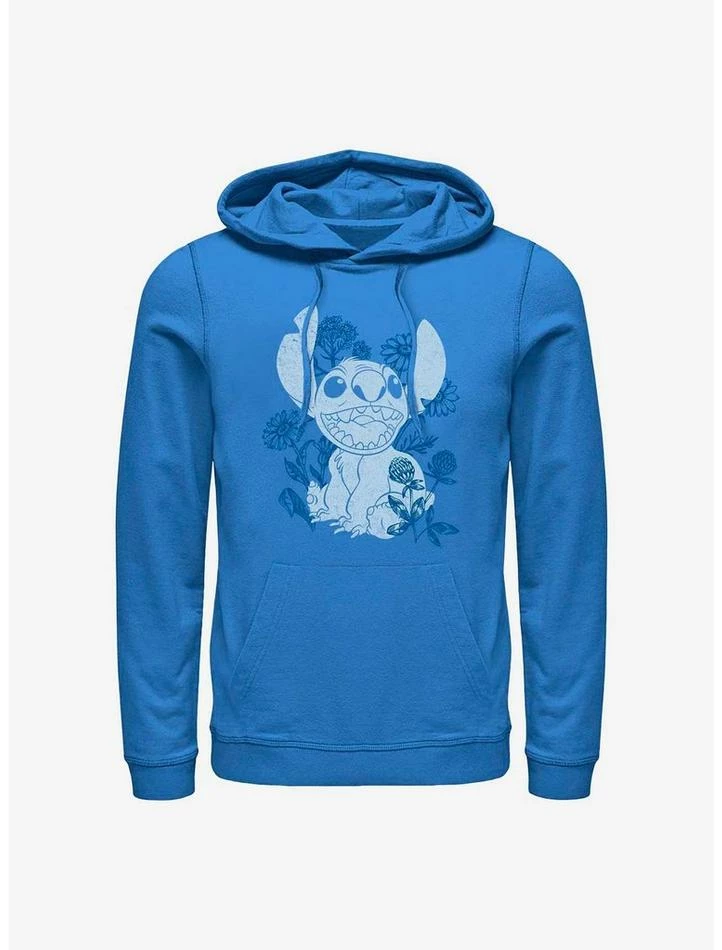 Flash Sale ⌛ Disney Lilo & Stitch Floral Sketch Hoodie 🔥