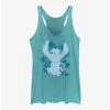 Discount 😀 Disney Lilo & Stitch Floral Sketch 👧 Girls Tank 🛒
