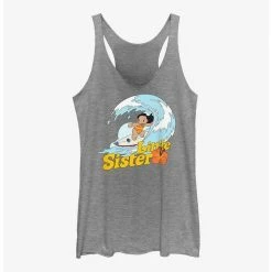 Hot Sale 👍 Disney Lilo & Stitch Little Sister Lilo 👧 Girls Tank 👏