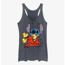 Brand new 😉 Disney Lilo & Stitch Stick 'Em Up 👧 Girls Tank ✔️
