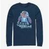 Coupon 🛒 Disney Lilo & Stitch Stay Weird Long-Sleeve T-Shirt 🥰