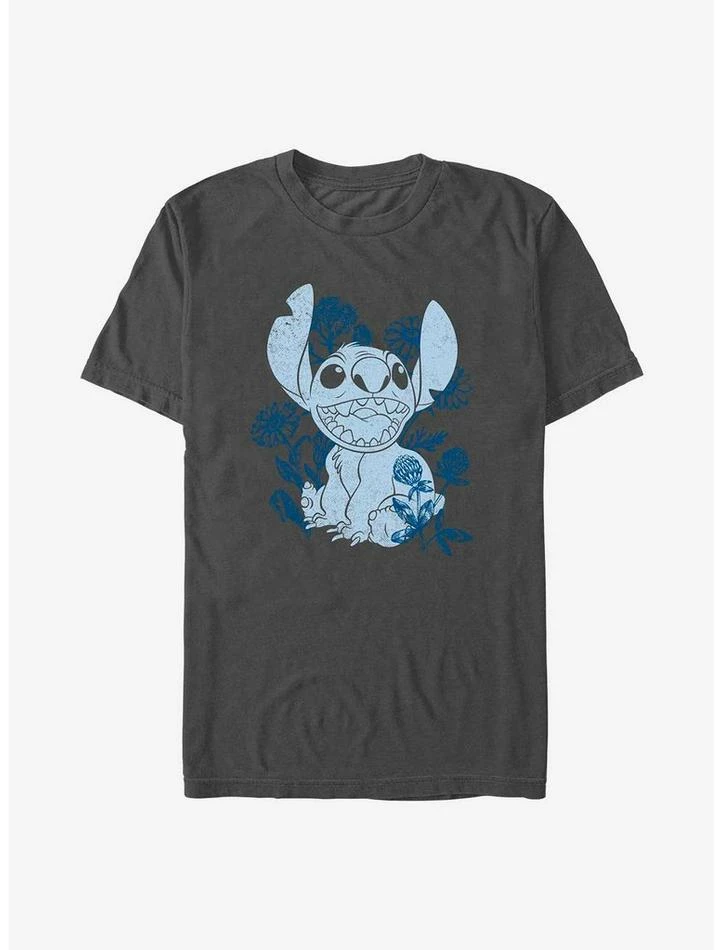 Buy ๐ Disney Lilo & Stitch Floral Sketch T-Shirt ๐ฅ