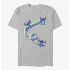 Hot Sale 👍 Disney Lilo & Stitch Ribbon Stitches T-Shirt ❤️