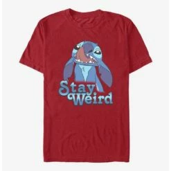 Cheapest 😀 Disney Lilo & Stitch Stay Weird T-Shirt 👏