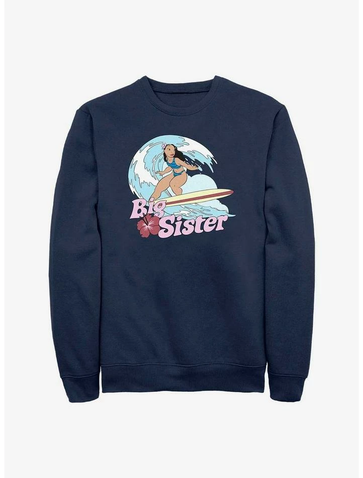Promo 👏 Disney Lilo & Stitch Big Sister Nani Sweatshirt 🎁