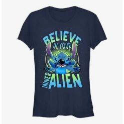 Cheapest 😀 Disney Lilo & Stitch Inner Alien 👧 Girls T-Shirt ❤️