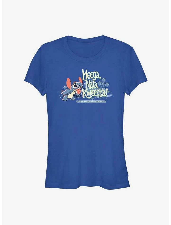 Coupon 🥰 Disney Lilo & Stitch Meega Nala Kweesta 👧 Girls T-Shirt 🥰