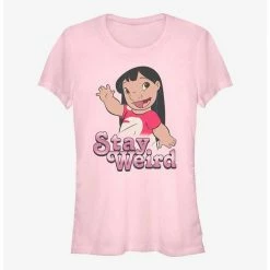 Budget 🛒 Disney Lilo & Stitch Stay Weird Lilo 👧 Girls T-Shirt ⭐