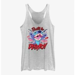 Best deal 🔥 Disney Lilo & Stitch Built To Destroy 👧 Girls Tank 🤩