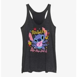 Brand new ✨ Disney Lilo & Stitch Socially Awkward 👧 Girls Tank 🔔