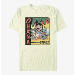 Flash Sale 😀 Disney Lilo & Stitch Ohana Means Family Beach T-Shirt 🛒