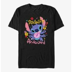Wholesale 😉 Disney Lilo & Stitch Socially Awkward T-Shirt 😉