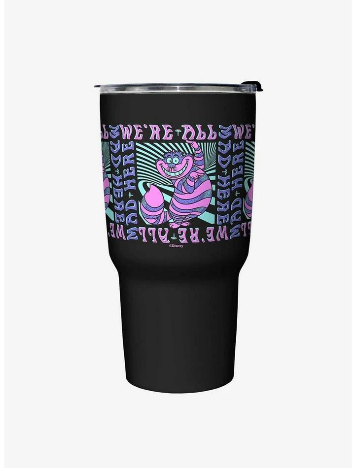 Best reviews of ๐ฅฐ Disney Alice in Wonderland Cheshire Mad Here Trip Travel Mug ๐