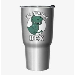 Cheapest 🤩 Disney Pixar Toy Story Nervous Rex Travel Mug ❤️
