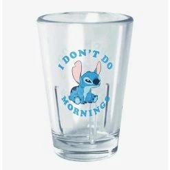 Best deal ❤️ Disney Lilo & Stitch No Mornings Mini Glass 🌟