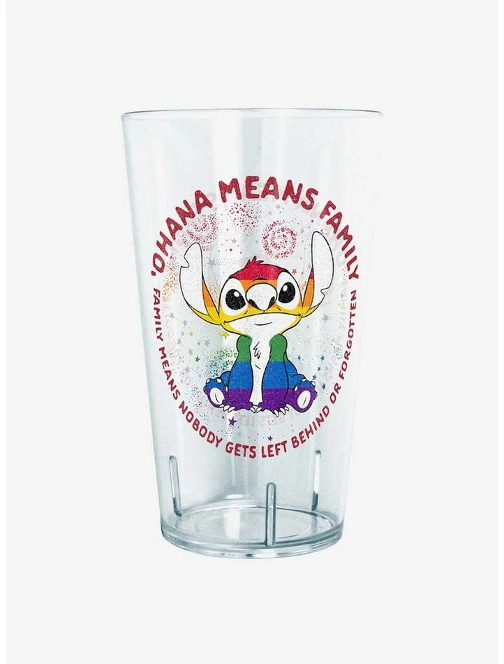 Flash Sale 😀 Disney Lilo & Stitch Ohana Pride Tritan Cup 👏