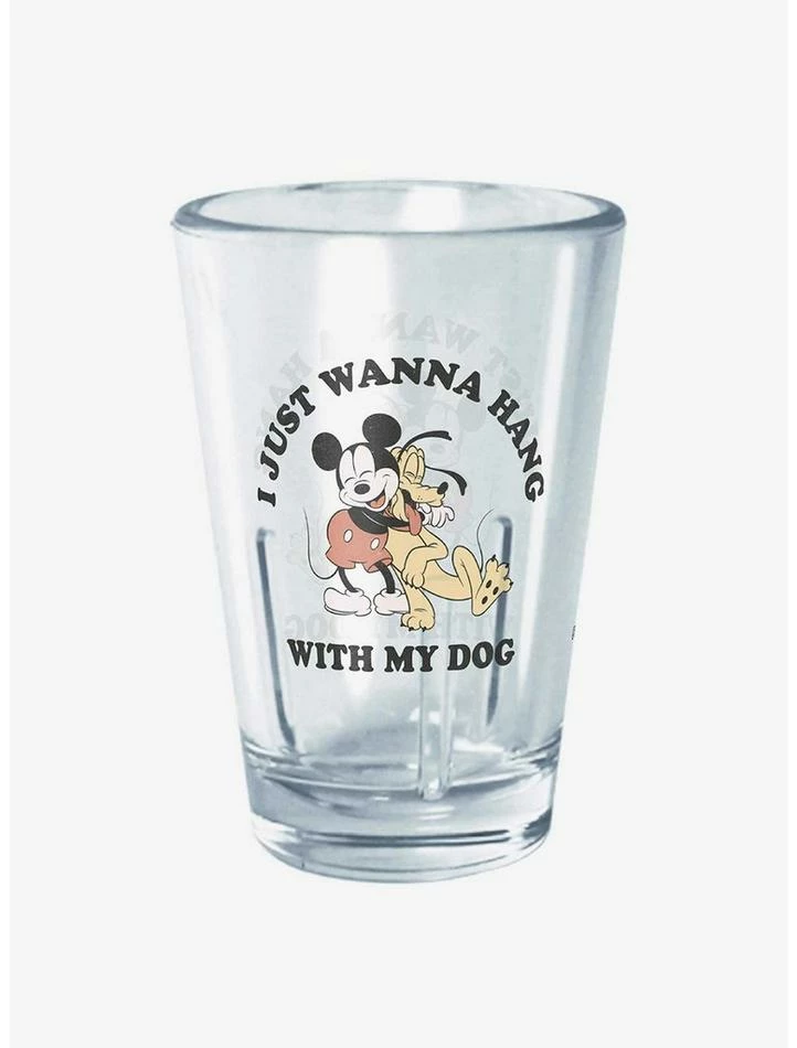 Flash Sale 🎁 Disney Mickey Mouse 🦮 Dog Lover Mini Glass ⭐